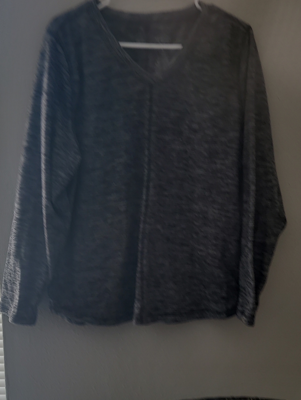 St. John's Bay Gray V-Neck Pullover